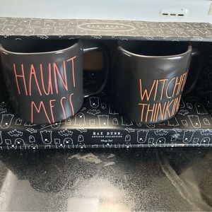 Rae dunn Halloween mug set